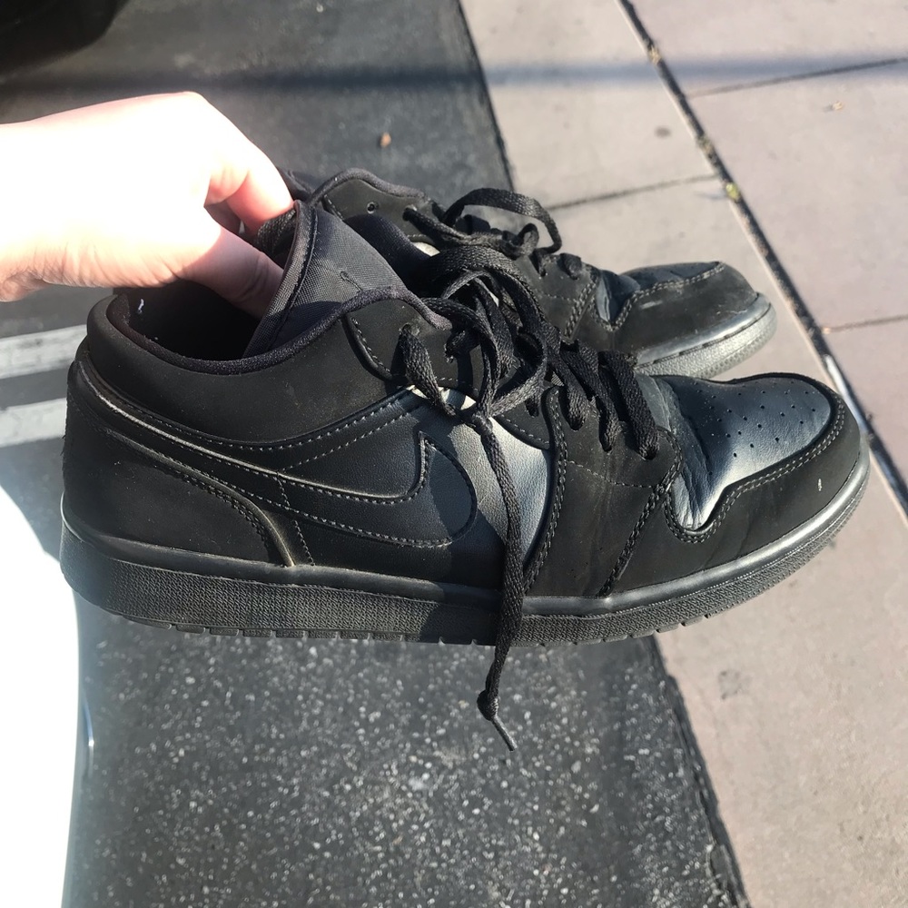 Jordan 1 Low Black noir